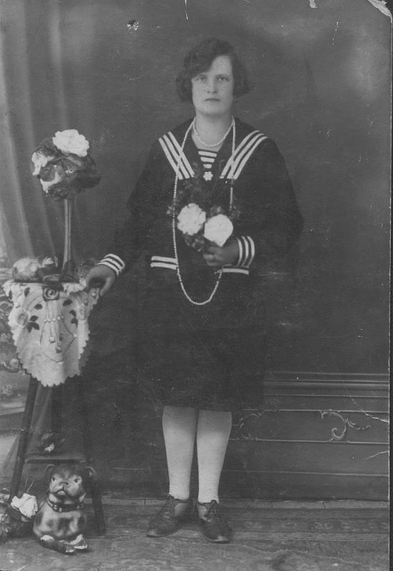 1920-4.jpg - Rok ok. 1920. Honorata Nawrocka, później Krężałek